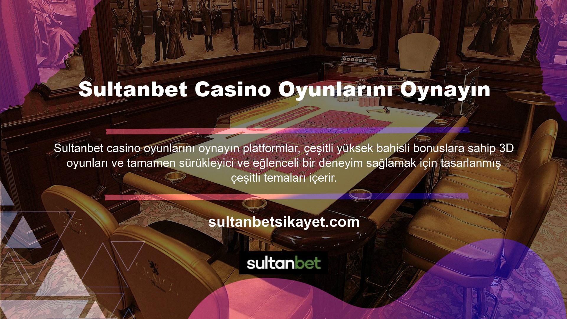 Ayrıca Sultanbet sitesindeki canlı casinoda oynayabileceğiniz birçok masa oyunu seçeneği bulunmaktadır